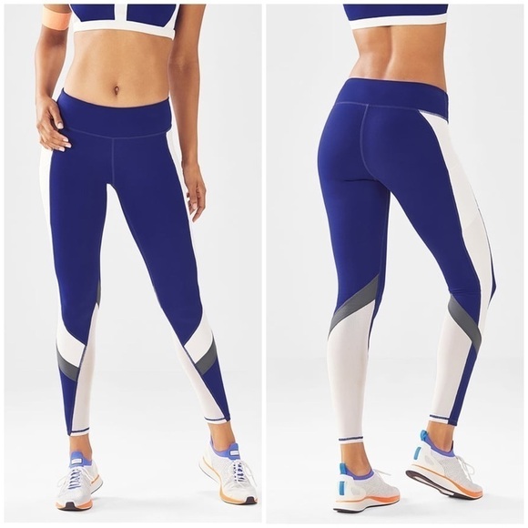 FABLETICS Mid-Rise Mesh PowerHold Leggings - Picture 1 of 5